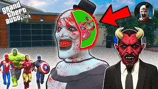 Franklin and Avengers Control Serbian Dancing Lady Mind To Destroy Los Santos GTA 5 | GTA 5 AVENGERS