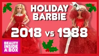 Holiday Barbie 2018 vs 1988 (Doll Review & Comparison)