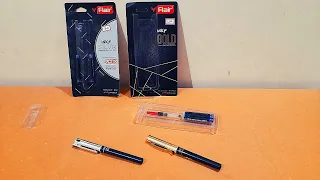 Unboxing and Review of flair inky silver fountain pen and flair inky gold fountain pen