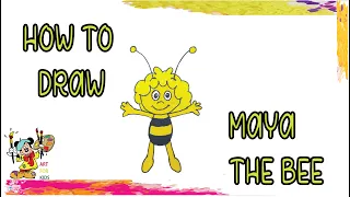 How to draw Maya the Bee (drawing)