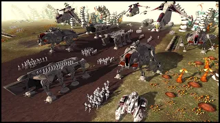 FULL SCALE Clone Wars Felucian INVASION! - Men of War: Star Wars Mod Battle Simulator