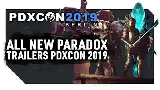 ALL NEW PARADOX TRAILERS | PDXCON 2019 (Crusader Kings 3, Surviving the Aftermath, DLCs)