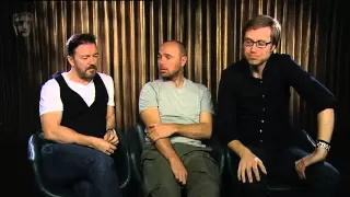 Ricky, Steve and Karl answer BAFTA's questions
