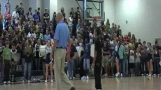 Assistant Principal Breakdances at Pep Rally