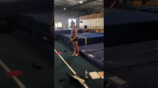 Beam Back Handspring Up Drills