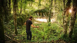 I found a 100 year old swimming pool in the forest!