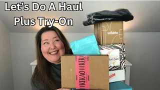 Haul Unboxing and Skirt and Shoe Try On