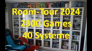 Room-Tour 2024: 2300 Games und 40 Systeme