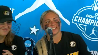 Full postgame press conference with Mizzou softball coach Larissa Anderson and players after ...