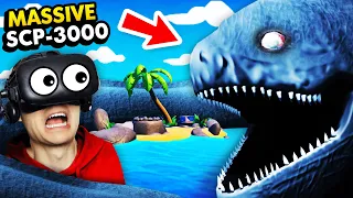 Surviving On REMOTE ISLAND From SCP-3000 ANANTASHESHA (Island Time VR Funny Gameplay)