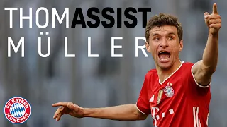 ALL 18 Bundesliga assists by Thomas Müller! ⚽