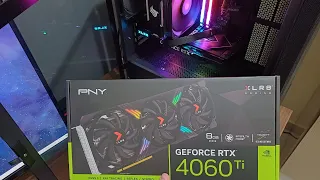 RTX 4060 Ti XLR8 Gaming Verto Epic-x - Unboxing e teste de temperatura (PTBR)