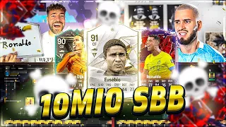 10 MIO COINS SQUAD BUILDER BATTLE 🔥☠ Wakez vs IamTabak !! EA FC 24