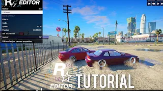 How I create my GTA 5 DRIFTING videos.. - Acrozzz Rockstar Editor Tutorial