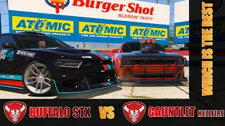 GTA 5 Online: Buffalo STX VS Gauntlet Hellfire | Fastest Muscle Car | Fastest Car in GTA V