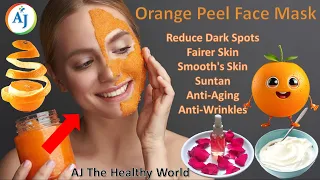 Orange Peel Face Mask Benefits | Anti-Aging & Anti-Wrinkle Effects | Skin Care | Fairer Skin Shorts