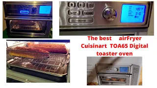 The best  Air Fryer digital oven Cuisinart TOA-65