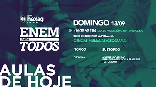 ENEM PARA TODOS - AULA DOMINGO 12/09 - CIÊNCIAS HUMANAS (GEOGRAFIA) - LINK DO MATERIAL NA DESCRIÇÃO