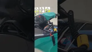 Como ligar e adoçar o jet fora da água. seadoo gti 130.