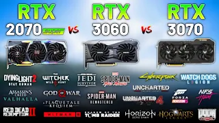 RTX 2070 SUPER vs. RTX 3060 vs. RTX 3070 in 2023 (Test in 20 Games) 1440p