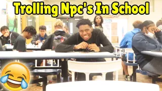 Trolling Npc's In School