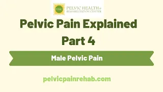 Pelvic Pain Explained Webinar Part 4: Male Pelvic Pain by Elizabeth Akincilar