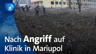 Reaktionen nach Angriff auf Klinik in Mariupol