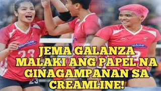 JEMA GALANZA MALAKI ANG PAPEL I RESPONSIBILITY SA CREAMLINE#onesports #creamlinecoolsmasher