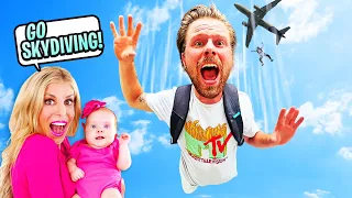 Youtubers Control My Life for 24 Hours! *SKYDIVING*