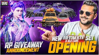 NEW ULTIMATE SET & ALL OLD CARS OPENING WITH NSG HARSH | @BattlegroundsMobile_IN