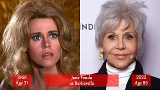 Barbarella the Cast from 1968 to 2022 - Then and now