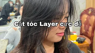 Hướng dẫn cắt kiểu tóc Layer , dành cho người mới vào nghề
