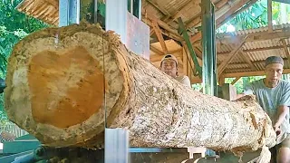 production of teak wood blocks with extraordinary skill