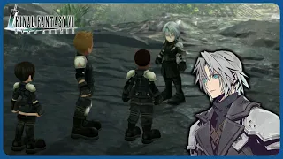 Young Sephiroth introduces himself to team Glenn - Final Fantasy 7 Ever Crisis