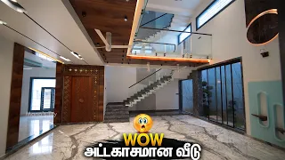 😍WOW இப்படி ஒரு வீடா! 3BHK Luxury House with Trending Interior Design | Mano's Try Tamil Home Tour