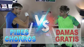 Batalla de teclados🎹🥊 🔥DAMAS GRATIS VS PIBES CHORROS🔥