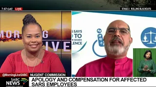 Apology to SARS employees as recommended by Nugent Commission: Commissioner Kieswetter