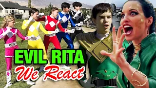 Evil Rita Power Rangers Music Video - Reacting to YouTube's Best Remakes