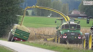 John Deere 9500i - Groß trifft auf Klein - Maisernte 2022 - LU Grießl - DOB Landtechnik