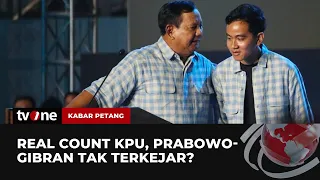 Real Count KPU, Prabowo-Gibran Tak Terkejar? | Kabar Petang tvOne
