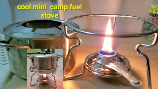 Review And Test Stainless Steel Fondue Pot Small Stove For Cooking Camp Fuel