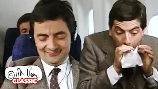 Bean Flying Back Home Post-Xmas! | Mr Bean Funny Clips | Classic Mr Bean