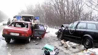 Подборка аварий на дорогах за Январь / Декабрь 2013 / 2014 [Soulfacker][4][ car crash ]