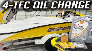 Seadoo Speedster Sportster Oil Change & Spark Plug Maintenance 4-tec