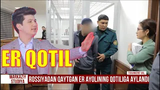 #Daxshat  // Rossiyadan qaytgan er ayolining qotiliga aylandi