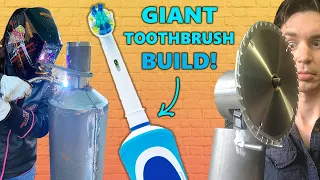 Building a GIANT electric toothbrush!