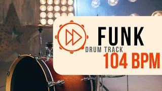 104 BPM | Funk Rock Drum Beat | Backing Track