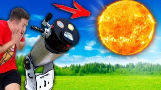 ¡QUE PASARIA AL VER EL SOL CON UN TELESCOPIO! COMPRE UN NUEVO TELESCOPIO