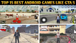 Top 15 Best Android Games like GTA 5 in 2023 | Best Open World Games 2024