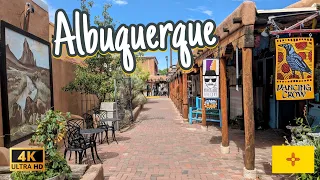 Albuquerque Old Town, New Mexico  4K Walking Tour